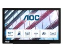MONITOR AOC LED 15,6" I1601P