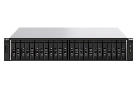 Qnap TS-h2490FU-7302P-256G, 2U, 24 x 2.5" NVMe U.2, AMD EPYC 7302P 16C/32T , 256GB RDIMM ECC DDR4  (Max. 4TB), 4 x 25GbE, 2 x 2.