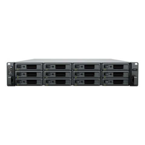 NAS Synology SA3410; 2U RACK; 12x (3.5" SAS HDD/2.5" SAS SSD/3.5" SATA HDD/2.5" SATA SSD); Intel Xeon D-1541; 16 GB DDR4 ECC RDI